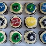 football cup cakes