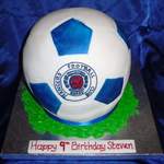 Rangers Football Cake