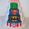 Heros wedding cake, hidden reveal
