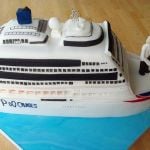 Cruise Ship wedding cake