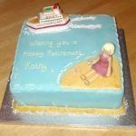 kathy retirement cake