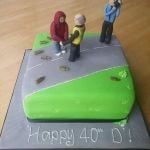 Cameraman 40th birthday cake
