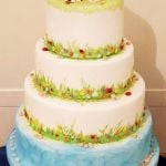 Updated Summer Lovin' wedding cake