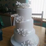 'Skye' Heroes hidden reveal wedding cake, front